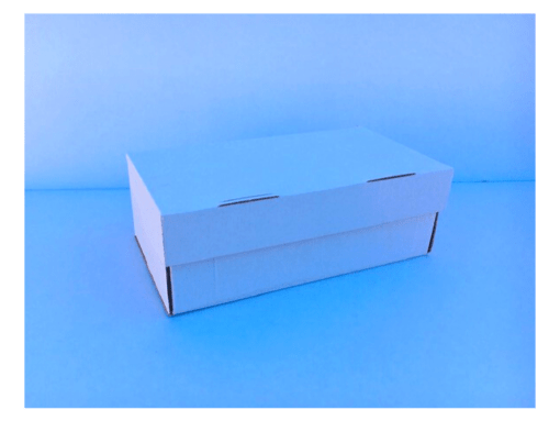 Boite postale carton d'emballage blanc 27x15x9.5 cm