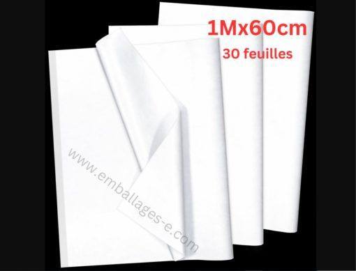papier soie blanc grand taille forma pour emballage calage