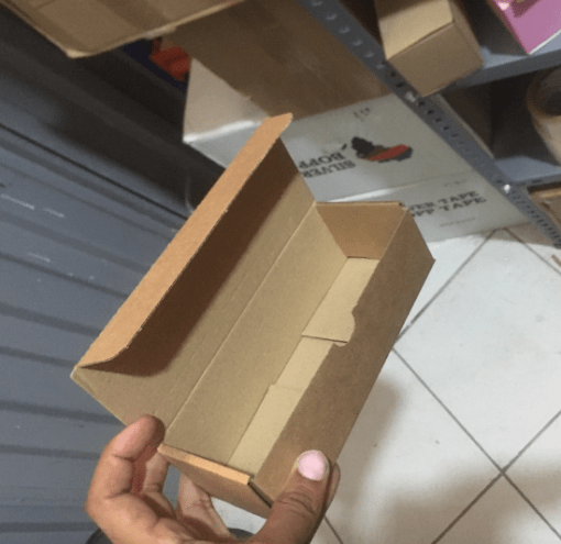 Boite 18/7/5 cm brun