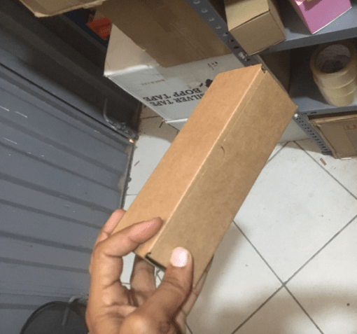 Boite 18/7/5 cm brun